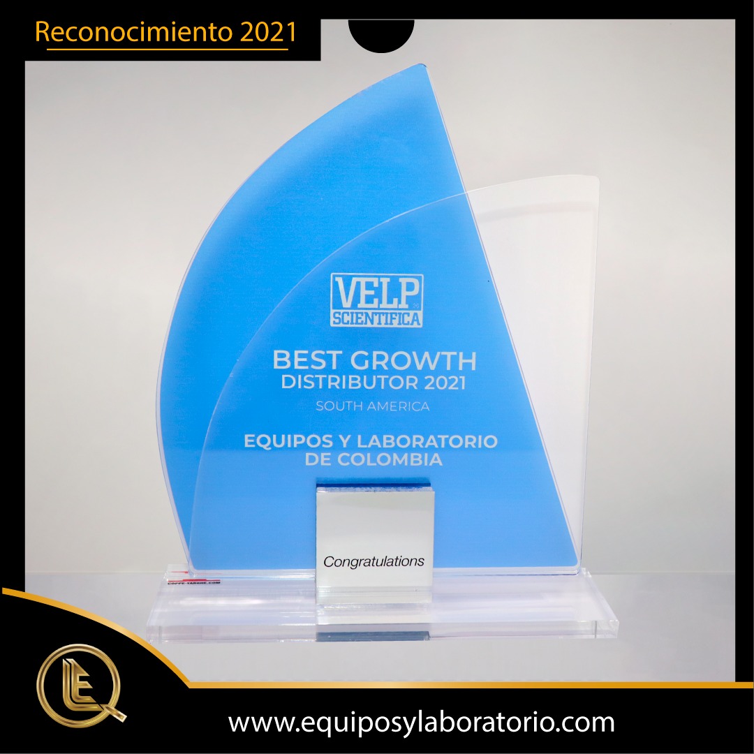 Equipos y Laboratorio de Colombia S.A.S. recibe reconocimiento como Best Growth Distributor 2021 South America.