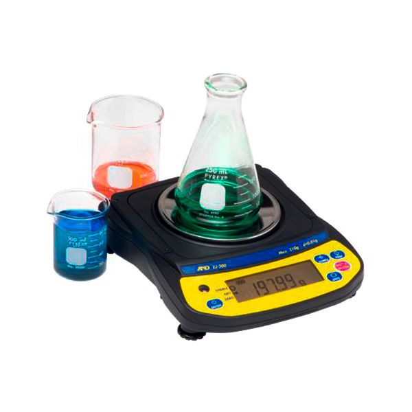 BALANZA COMPACTA EJ 200, CALIBRACIÓN EXTERNA, CAPACIDAD DE 210g, RESOLUCIÓN DE 0.01g