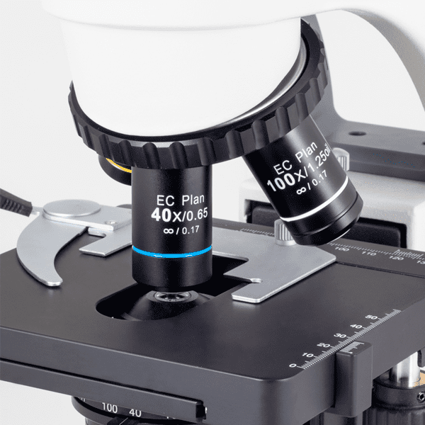 BINOCULAR MICROSCOPIO PARA BIOLOGÍA BÁSICA MOTIC - BA210 LED